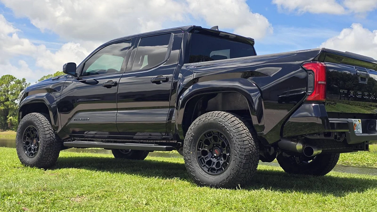 2025 Toyota Tacoma with Replica Wheels 17" TRD Pro 303 Black Wheels