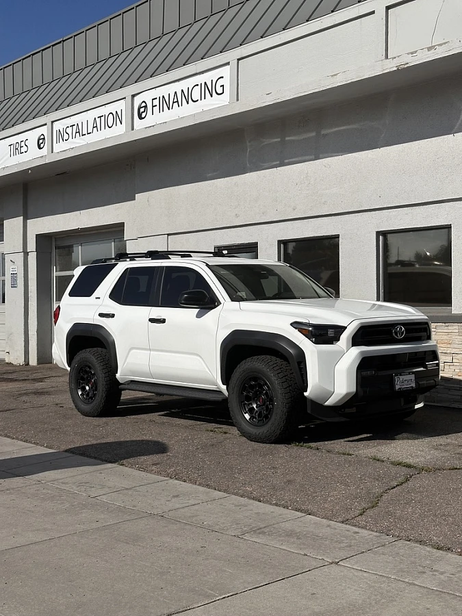 Black Replica Wheels 17" TRD Pro 303 on 2026 Toyota 4Runner