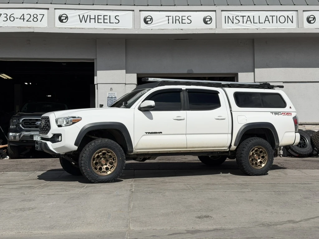 Replica Wheels 17" TRD Pro 303 Bronze on 2021 Toyota Tacoma