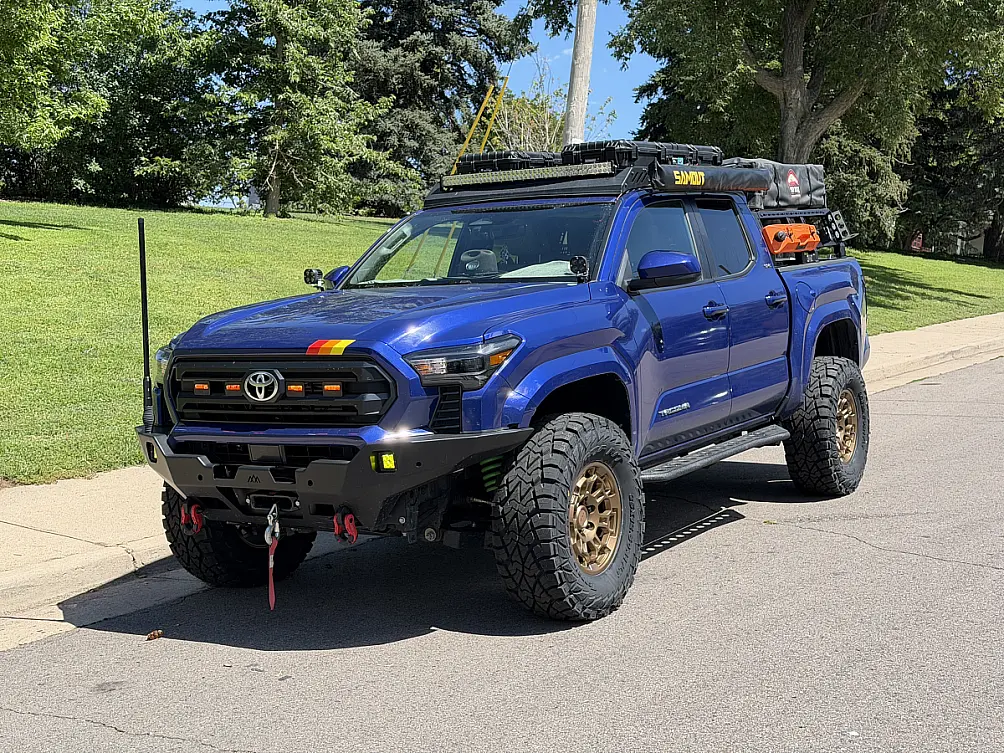 2024 Toyota Tacoma Fitted with Bronze Replica Wheels 17" TRD Pro 303 Rims