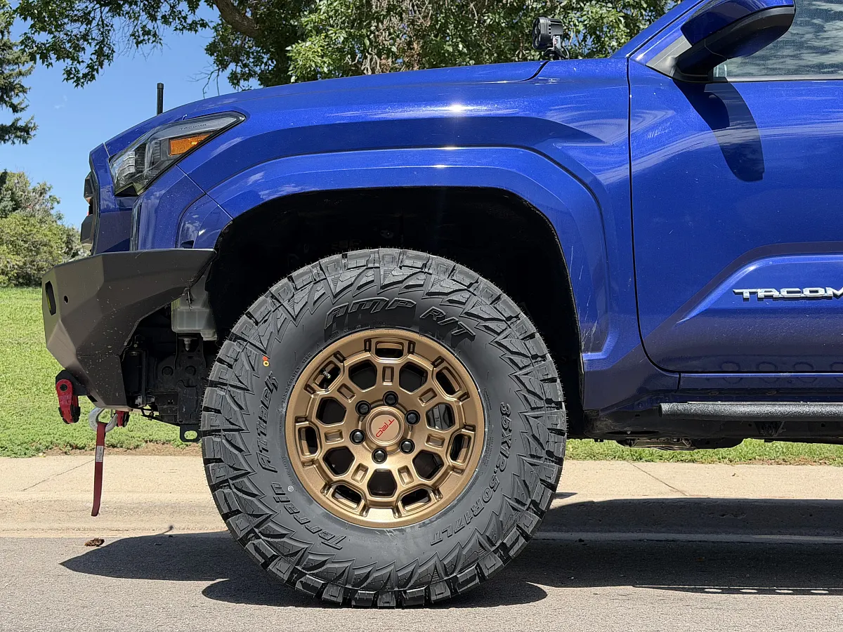 Bronze Replica Wheels 17" TRD Pro 303 on 2024 Toyota Tacoma