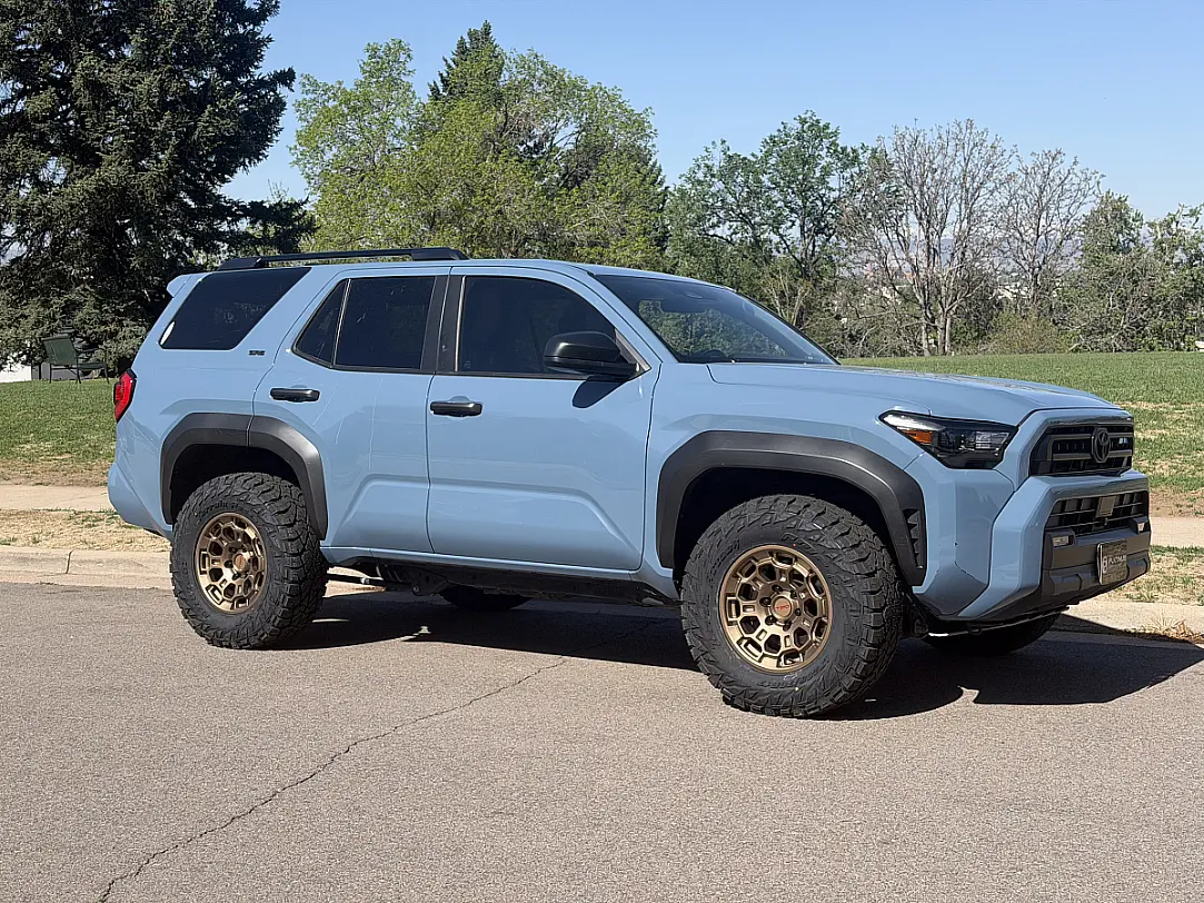 Bronze Replica Wheels 17" TRD Pro 303 on 2026 Toyota 4Runner
