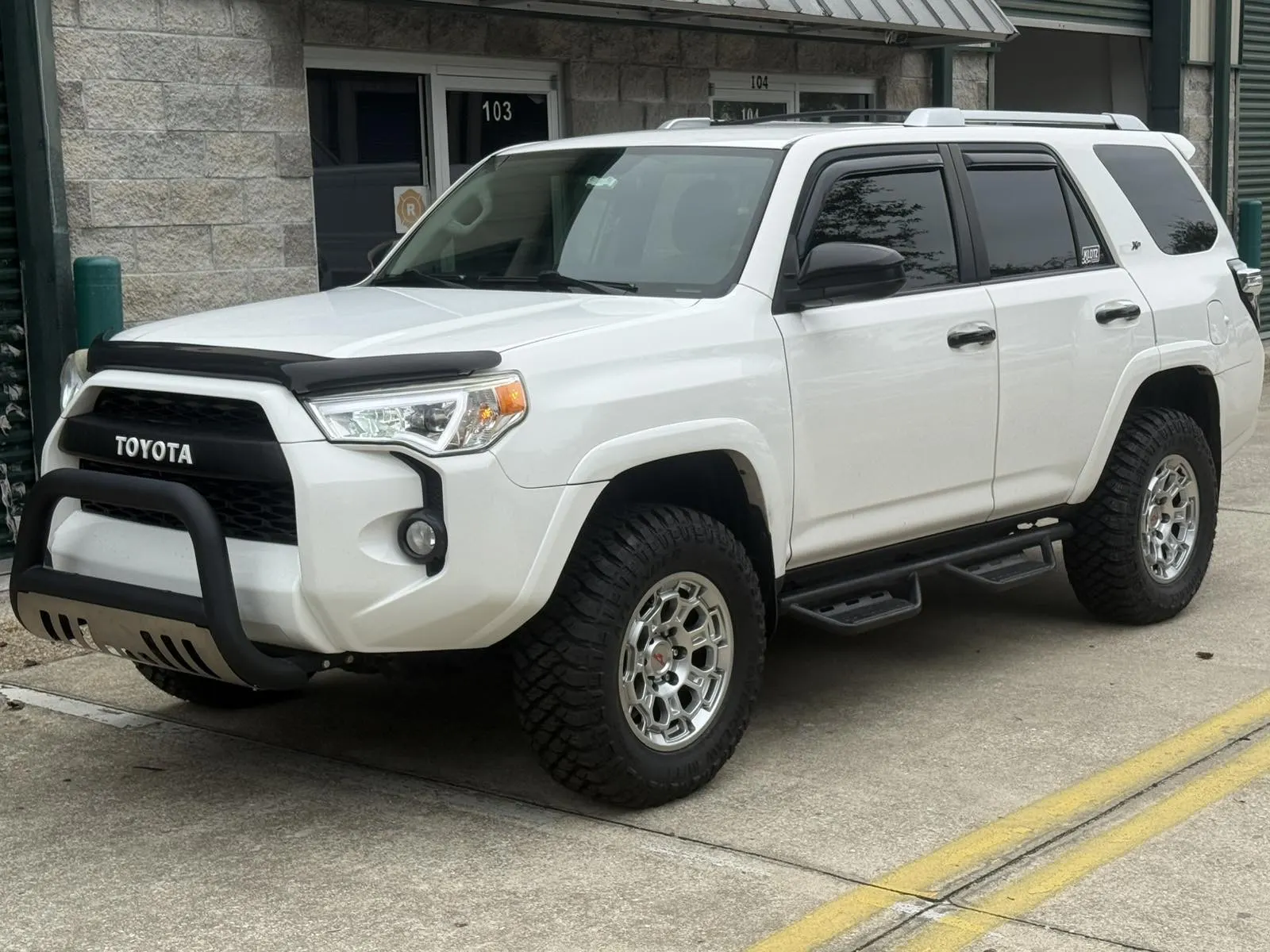 Replica Wheels 17" TRD Pro 303 Silver Rim on 2018 Toyota 4Runner