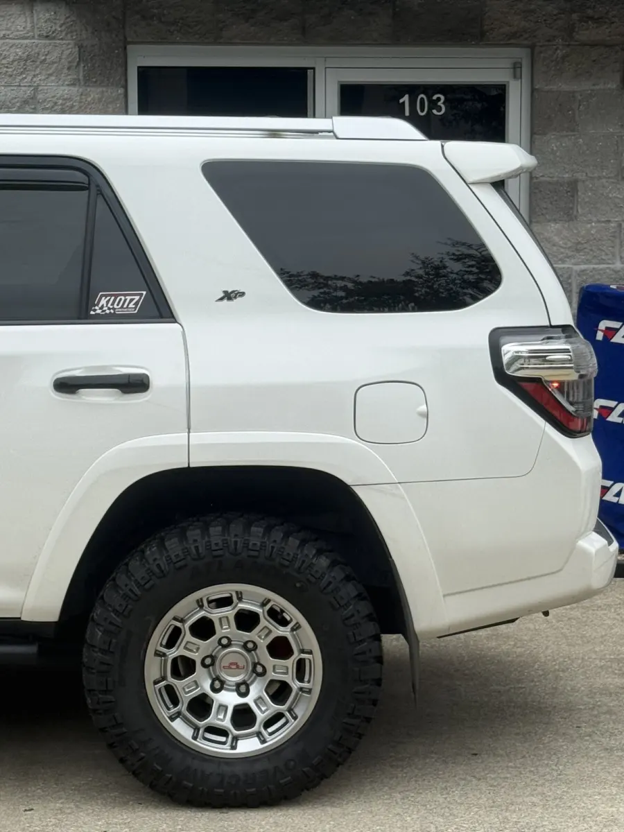 Silver Replica Wheels 17" TRD Pro 303 on 2018 Toyota 4Runner