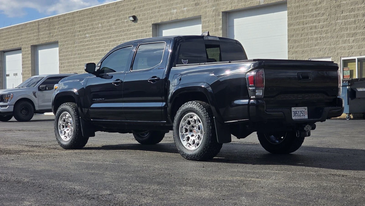 2024 Toyota Tacoma with Replica Wheels 17" TRD Pro 303 Silver Wheels