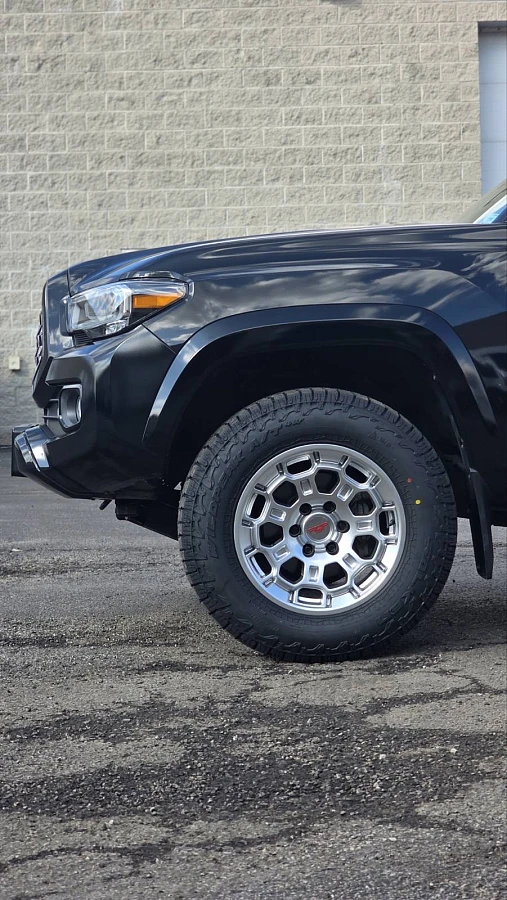 Replica Wheels 17" TRD Pro 303 Silver Rim on 2024 Toyota Tacoma