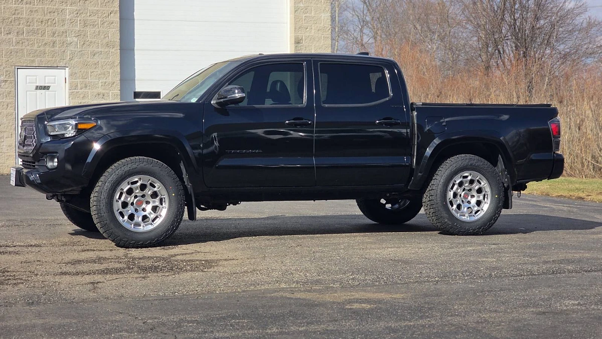 Silver Replica Wheels 17" TRD Pro 303 on 2024 Toyota Tacoma