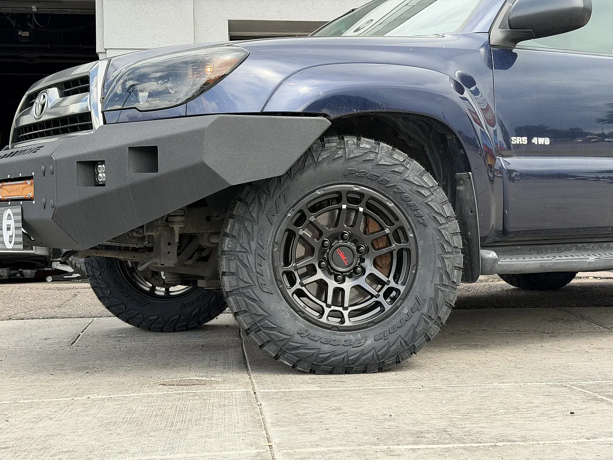Black Replica Wheels 17" TRD Pro 305 on 2007 Toyota 4Runner
