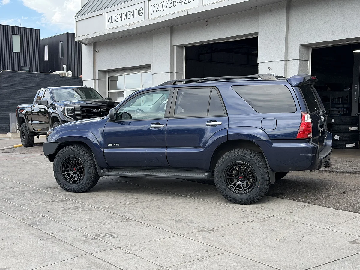 Black Replica Wheels 17" TRD Pro 305 Rim on 2007 Toyota 4Runner
