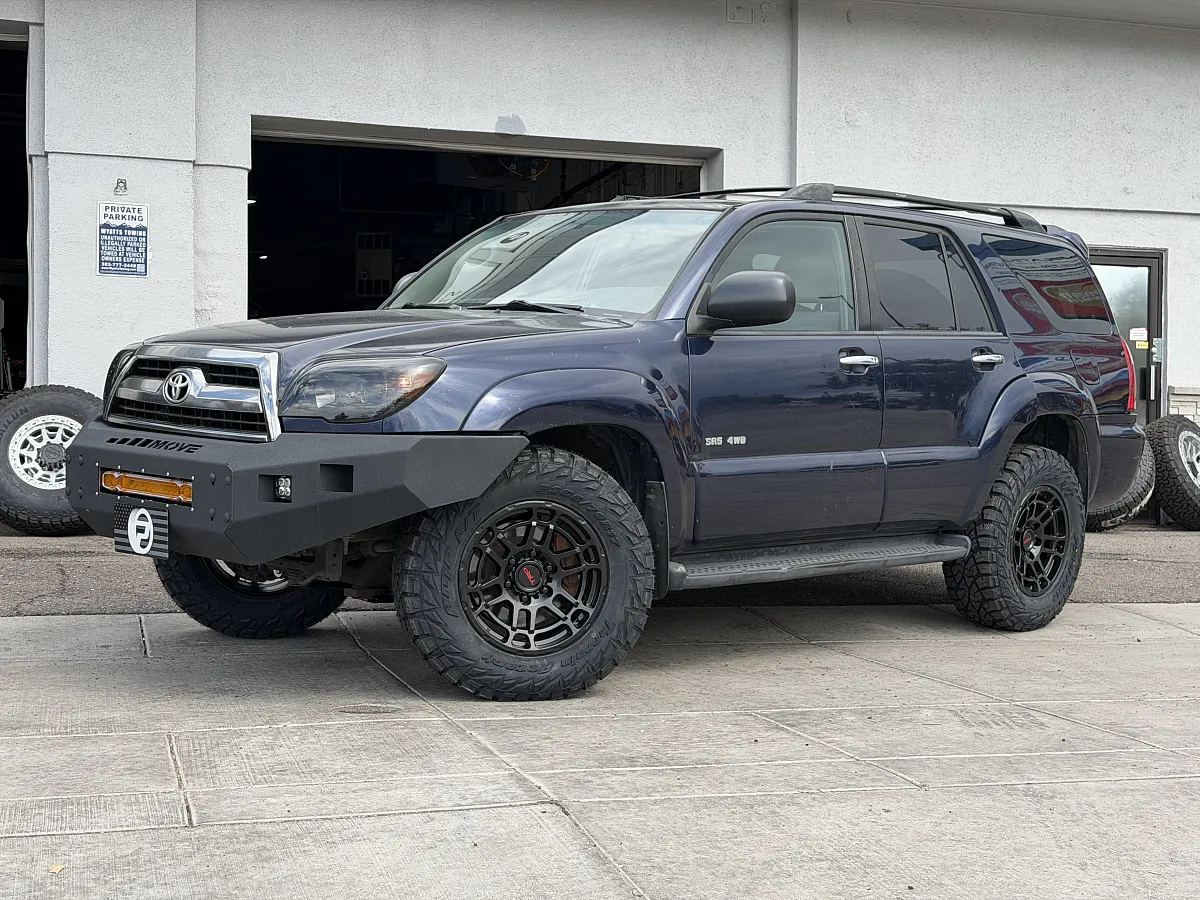 Replica Wheels 17" TRD Pro 305 Black on 2007 Toyota 4Runner