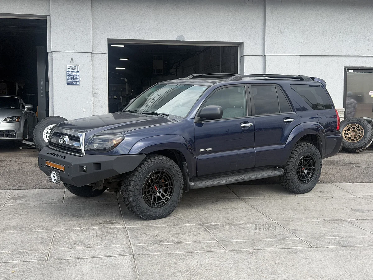 Replica Wheels 17" TRD Pro 305 Black Aftermarket Wheel on 2007 Toyota 4Runner