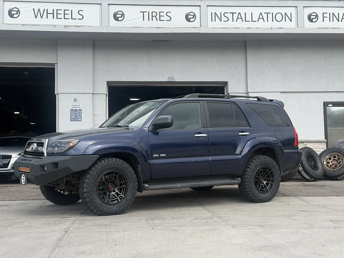 Replica Wheels 17" TRD Pro 305 — Black on 2007 Toyota 4Runner