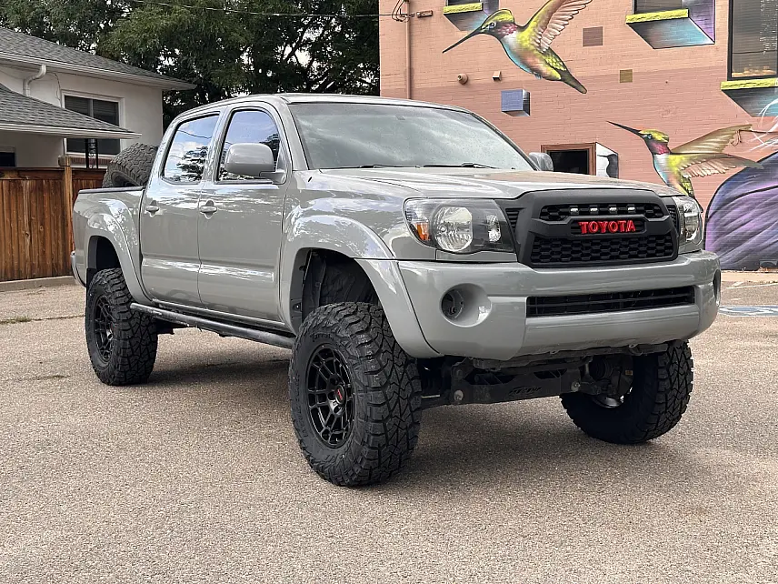 Replica Wheels Black 17" TRD Pro 305 Wheel on 2014 Toyota Tacoma