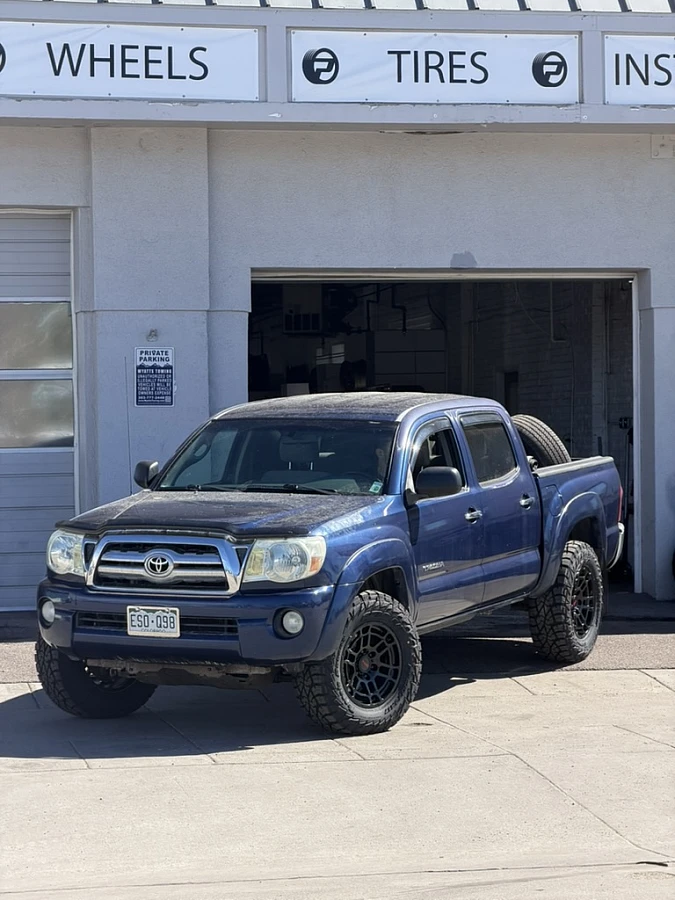 2015 Toyota Tacoma with Replica Wheels 17" TRD Pro 305 Black Wheels
