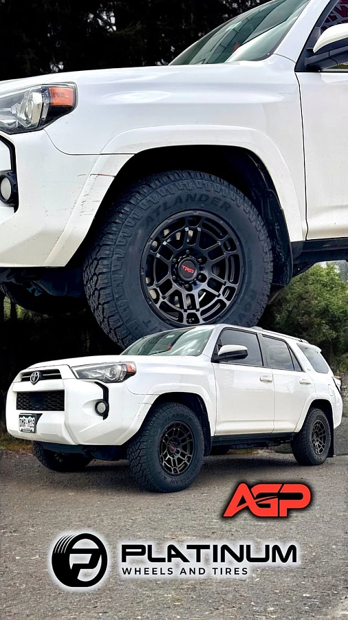 Replica Wheels 17" TRD Pro 305 Black Rim on 2022 Toyota 4Runner