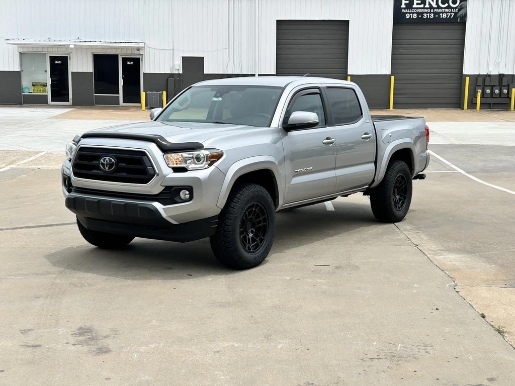 2022 Toyota Tacoma with Replica Wheels 17" TRD Pro 305 Black Wheels
