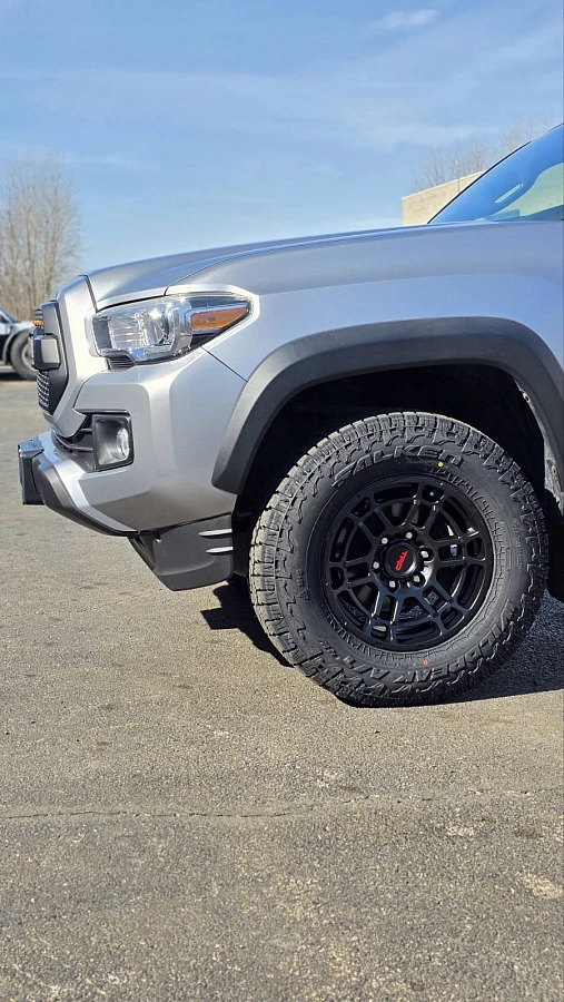 2023 Toyota Tacoma with Replica Wheels 17" TRD Pro 305 Black Rims