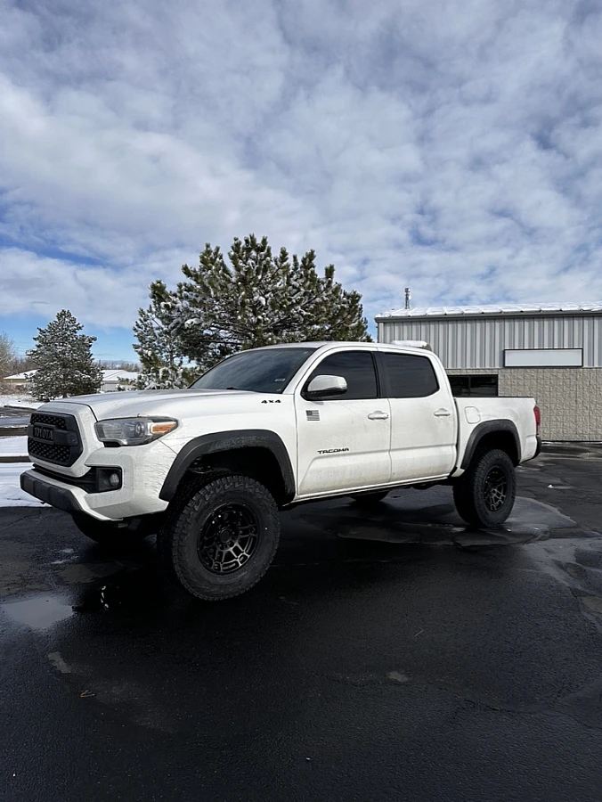 2023 Toyota Tacoma with Replica Wheels 17" TRD Pro 305 Black Wheels