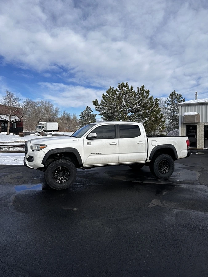 Replica Wheels 17" TRD Pro 305 Black on 2023 Toyota Tacoma