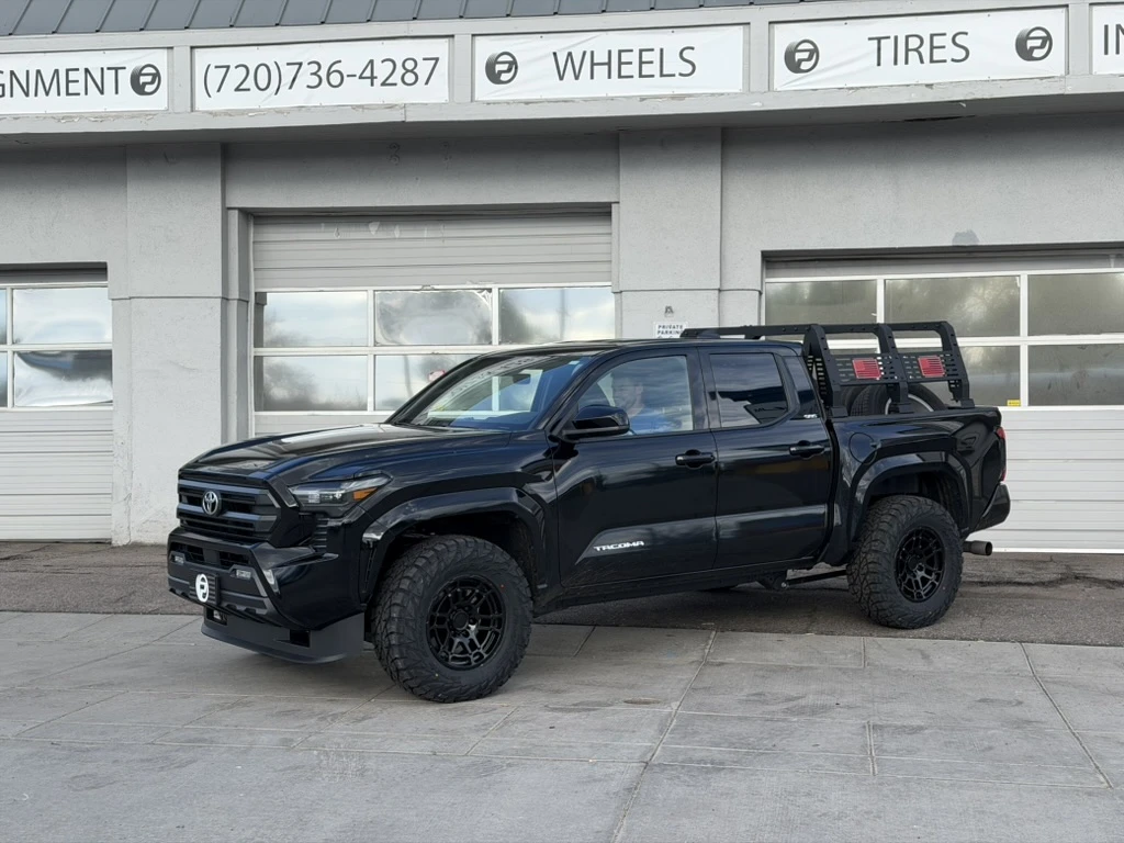 2025 Toyota Tacoma Equipped with Replica Wheels 17" TRD Pro 305 Black