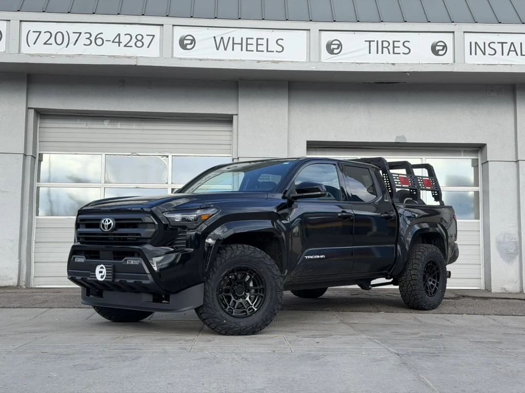 Black Replica Wheels 17" TRD Pro 305 on 2025 Toyota Tacoma