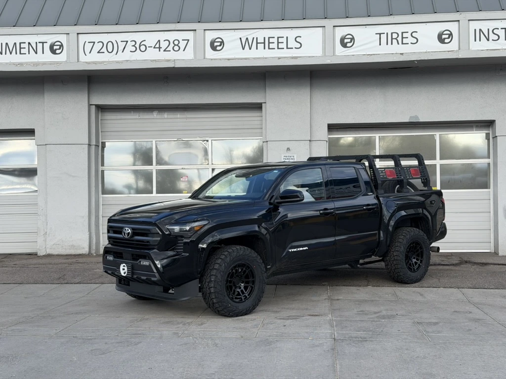 Black Replica Wheels 17" TRD Pro 305 Rim on 2025 Toyota Tacoma