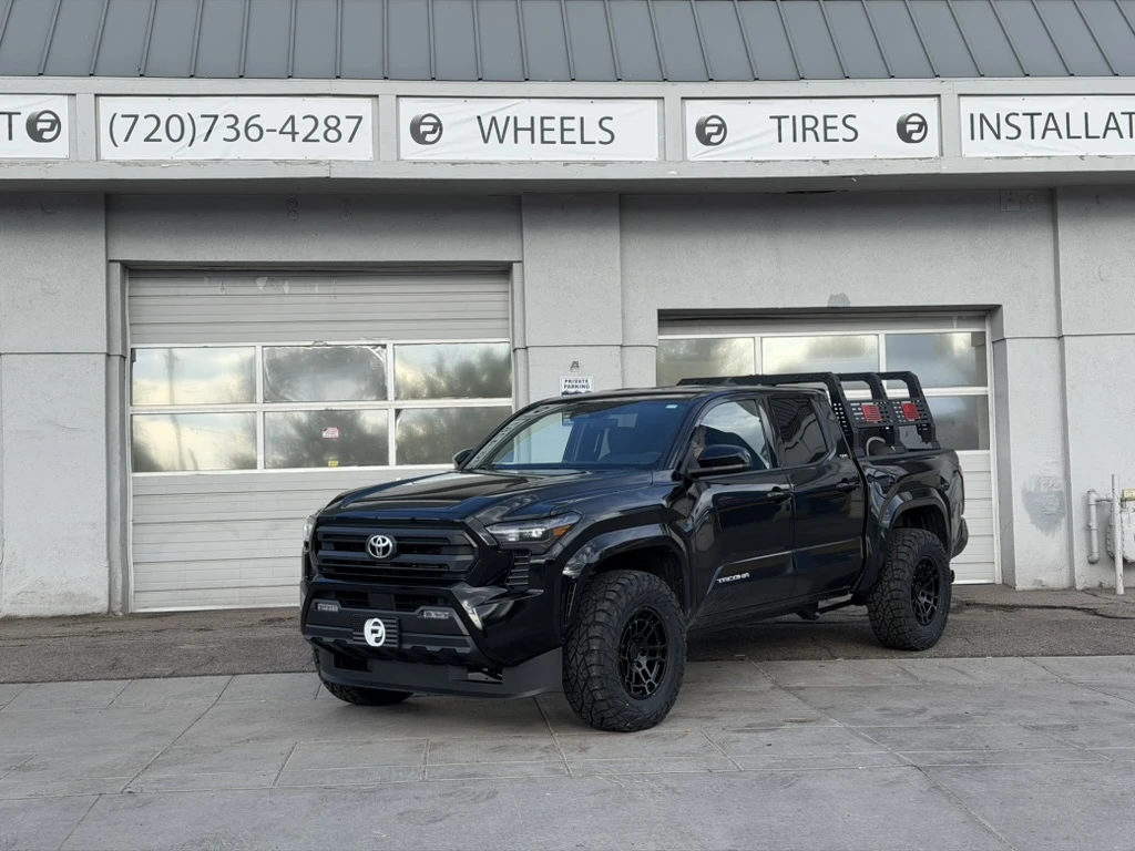 Replica Wheels 17" TRD Pro 305 Black Aftermarket Wheel on 2025 Toyota Tacoma