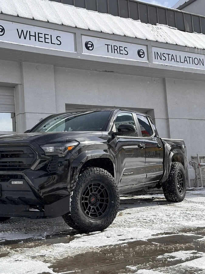 2026 Toyota Tacoma with Replica Wheels 17" TRD Pro 305 Black Rims