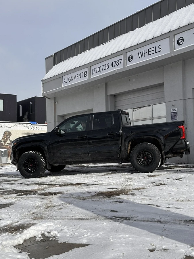 2026 Toyota Tacoma with Black Replica Wheels 17" TRD Pro 305 Rims