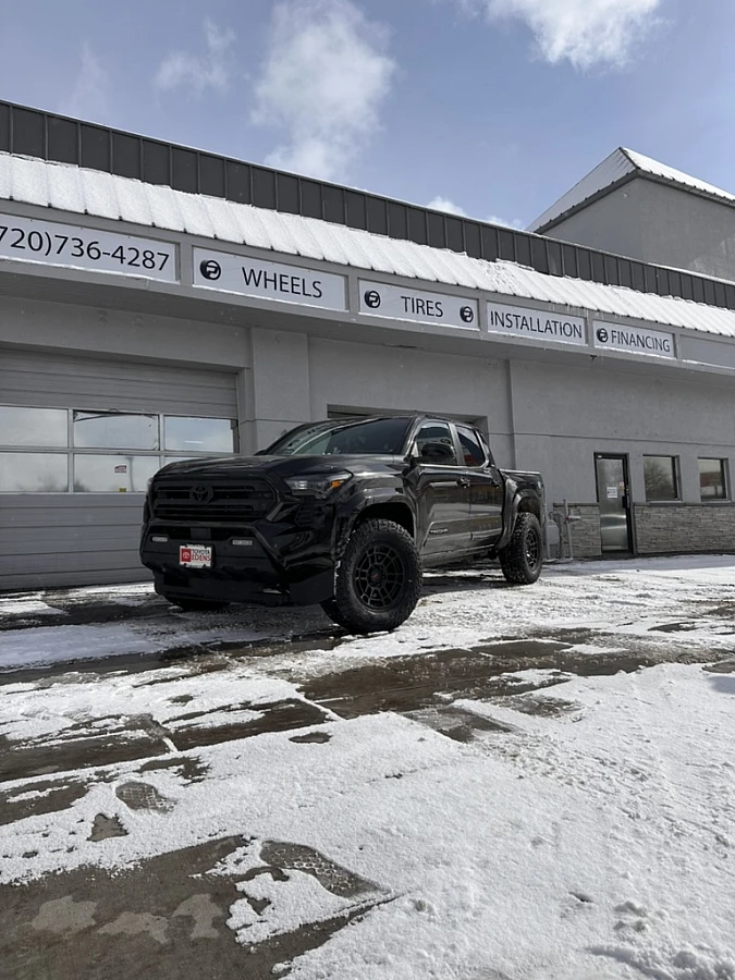 2026 Toyota Tacoma Replica Wheels 17" TRD Pro 305 Black Wheel