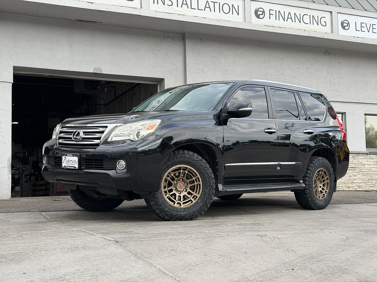 Bronze Replica Wheels 17" TRD Pro 305 on 2013 Lexus GX