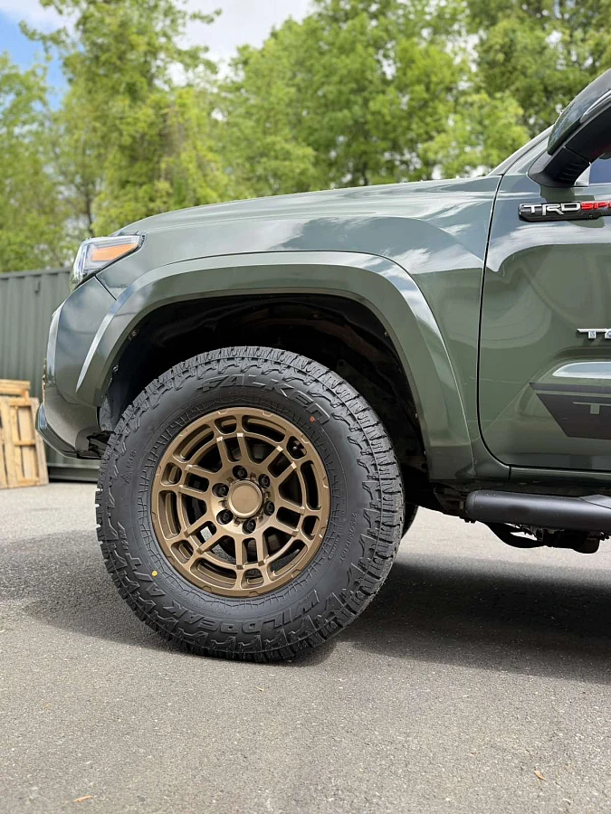 2022 Toyota Tacoma with Replica Wheels 17" TRD Pro 305 Bronze Rims