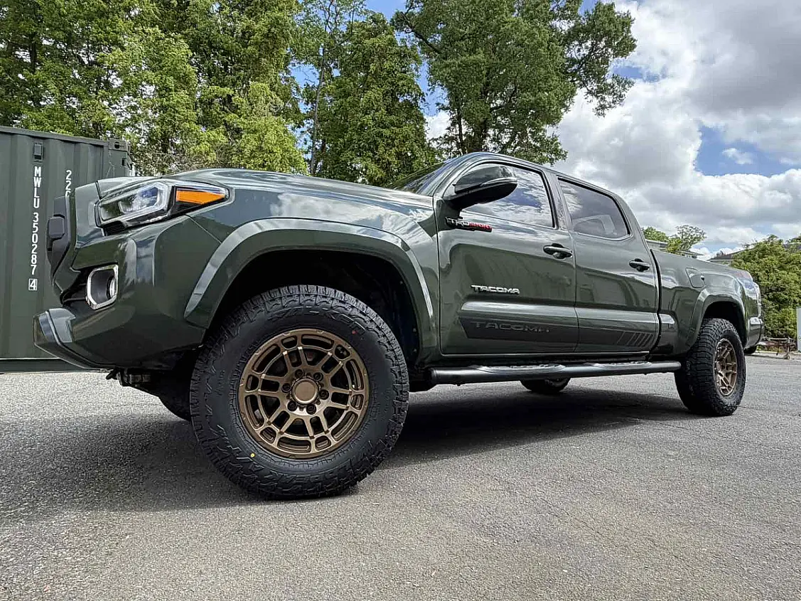 Bronze Replica Wheels 17" TRD Pro 305 on 2022 Toyota Tacoma