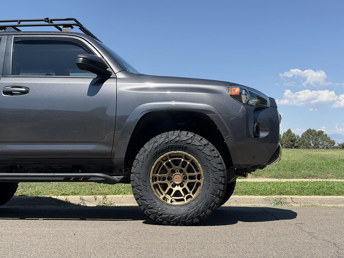 Replica Wheels 17" TRD Pro 305 Bronze Aftermarket Wheel on 2023 Toyota 4Runner