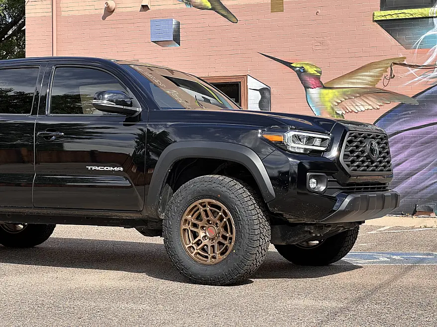 2023 Toyota Tacoma with Replica Wheels 17" TRD Pro 305 Bronze Wheels