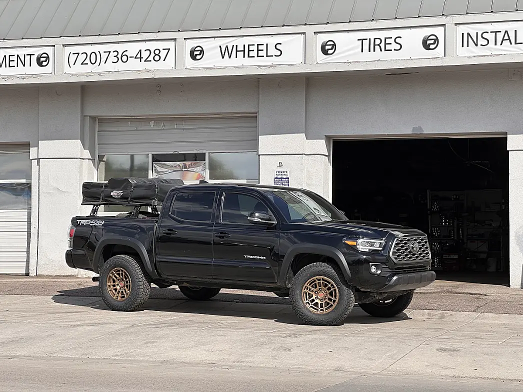 2023 Toyota Tacoma with Bronze Replica Wheels 17" TRD Pro 305 Rims