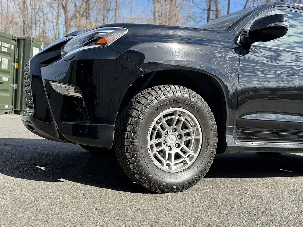 Replica Wheels 17" TRD Pro 305 Silver on 2021 Lexus GX