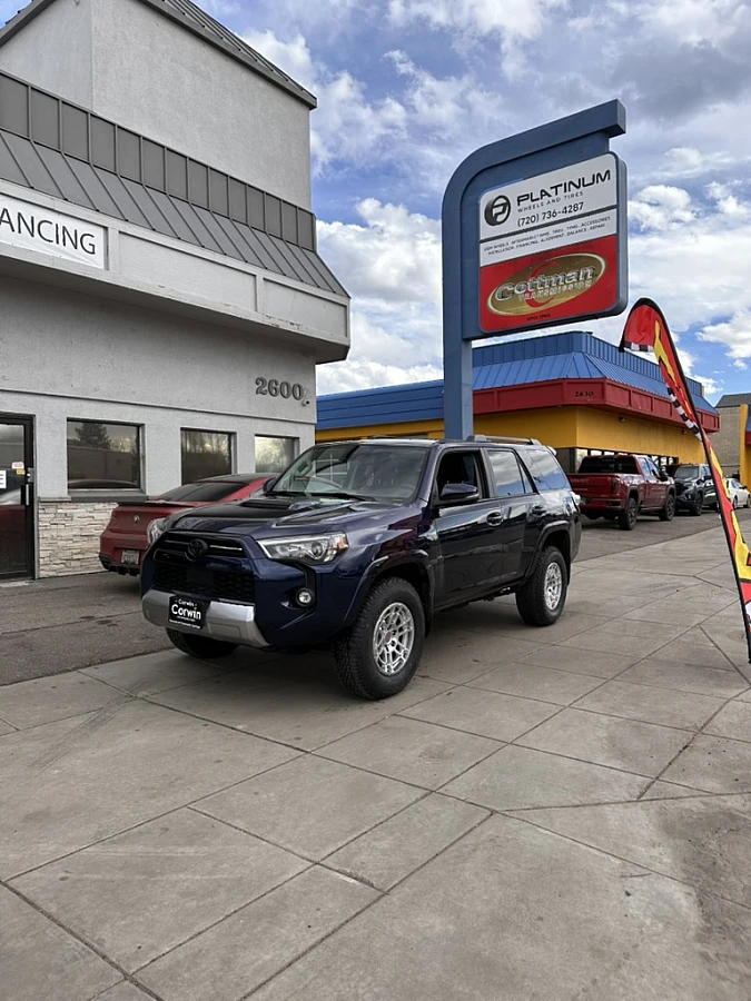 2023 Toyota 4Runner with Replica Wheels 17" TRD Pro 305 Silver Wheels
