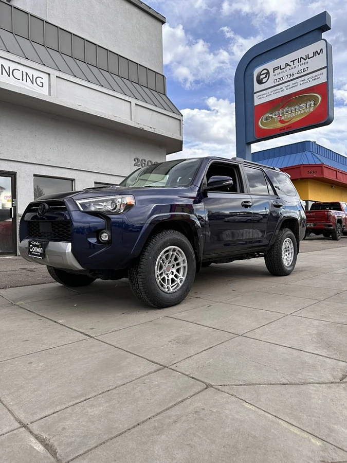 Replica Wheels 17" TRD Pro 305 Silver on 2023 Toyota 4Runner