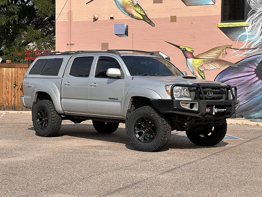 Replica Wheels 17" TRD Pro 308 Black Rim on 2012 Toyota Tacoma