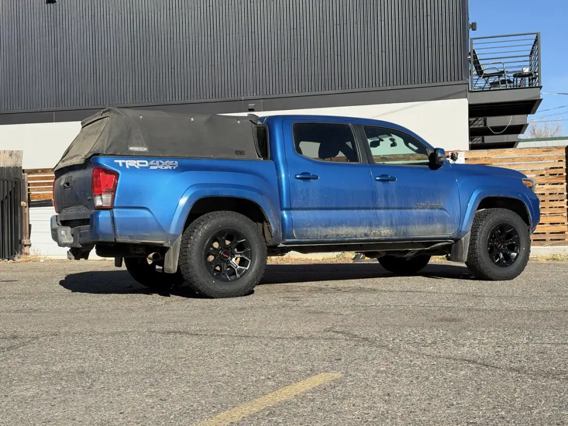 2020 Toyota Tacoma with Replica Wheels 17" TRD Pro 308 Black Rims