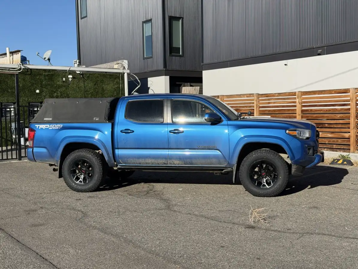 Black Replica Wheels 17" TRD Pro 308 on 2020 Toyota Tacoma