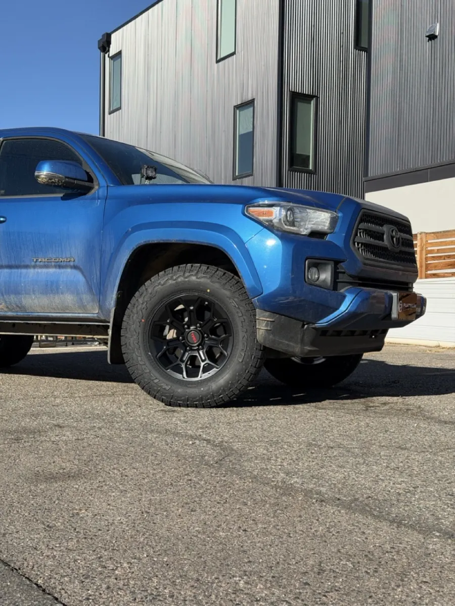 Replica Wheels Black 17" TRD Pro 308 Wheel on 2020 Toyota Tacoma