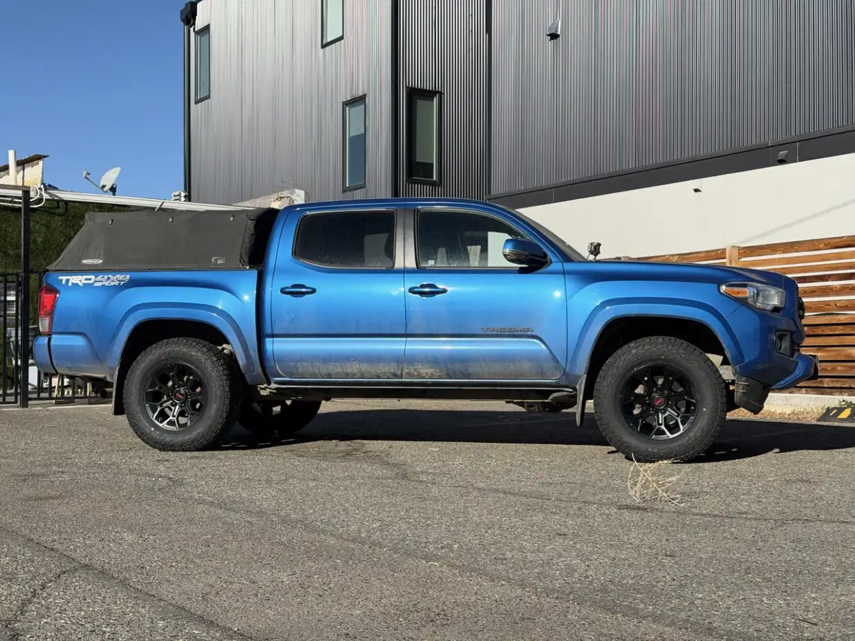 Replica Wheels 17" TRD Pro 308 Black on 2020 Toyota Tacoma