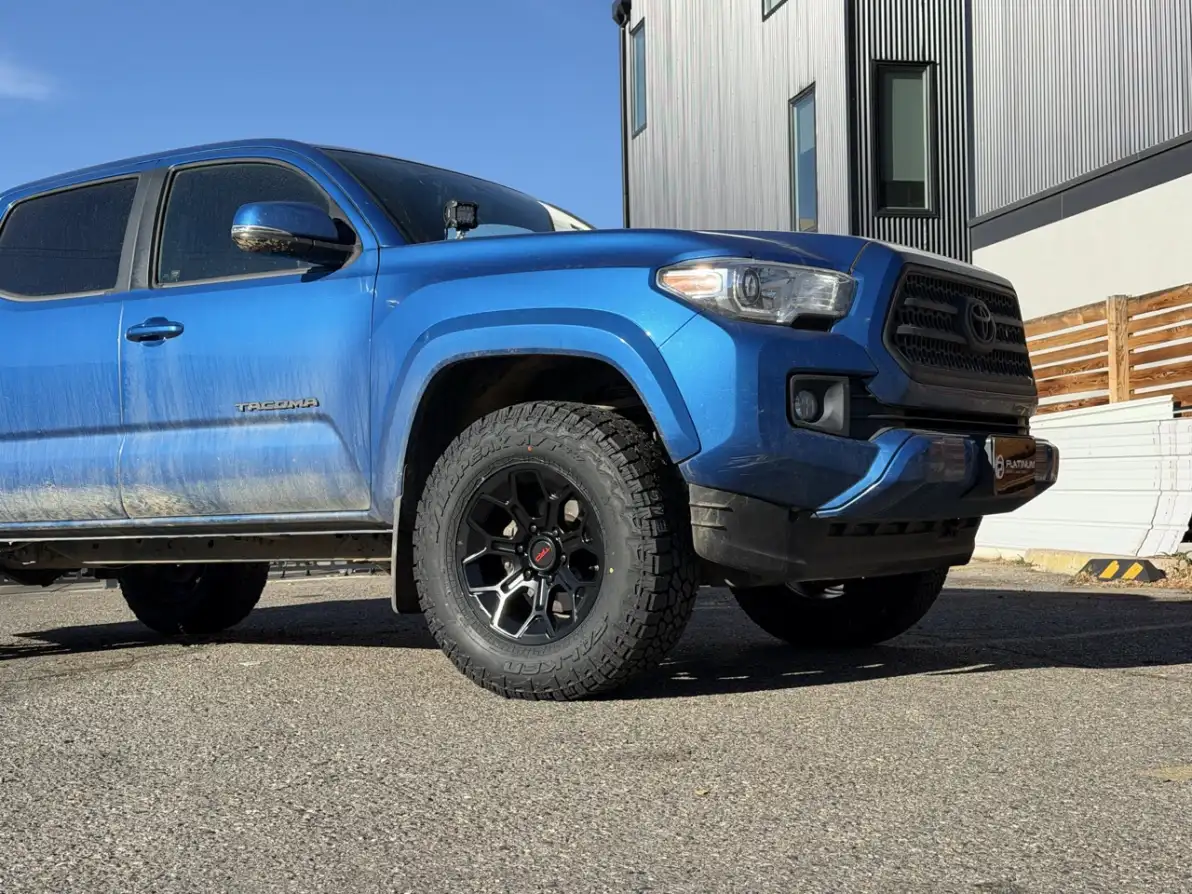 Replica Wheels 17" TRD Pro 308 Black Rim on 2020 Toyota Tacoma