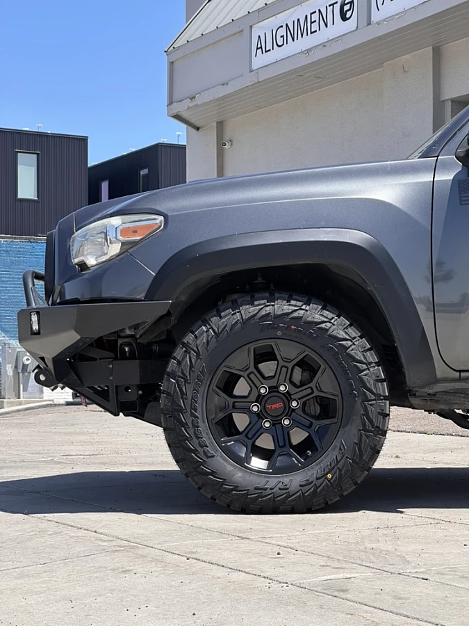 2022 Toyota Tacoma with Replica Wheels 17" TRD Pro 308 Black Rims
