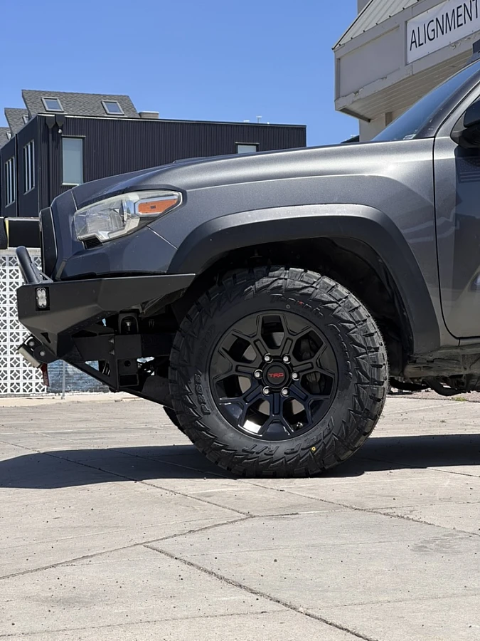 2022 Toyota Tacoma with Black Replica Wheels 17" TRD Pro 308 Rims
