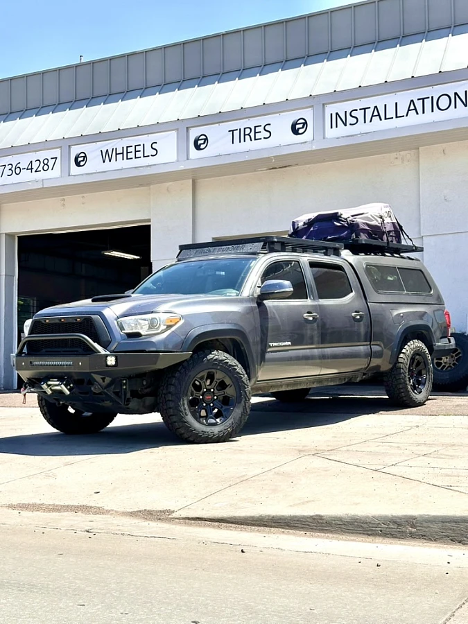 2022 Toyota Tacoma Running Replica Wheels 17" TRD Pro 308 Black