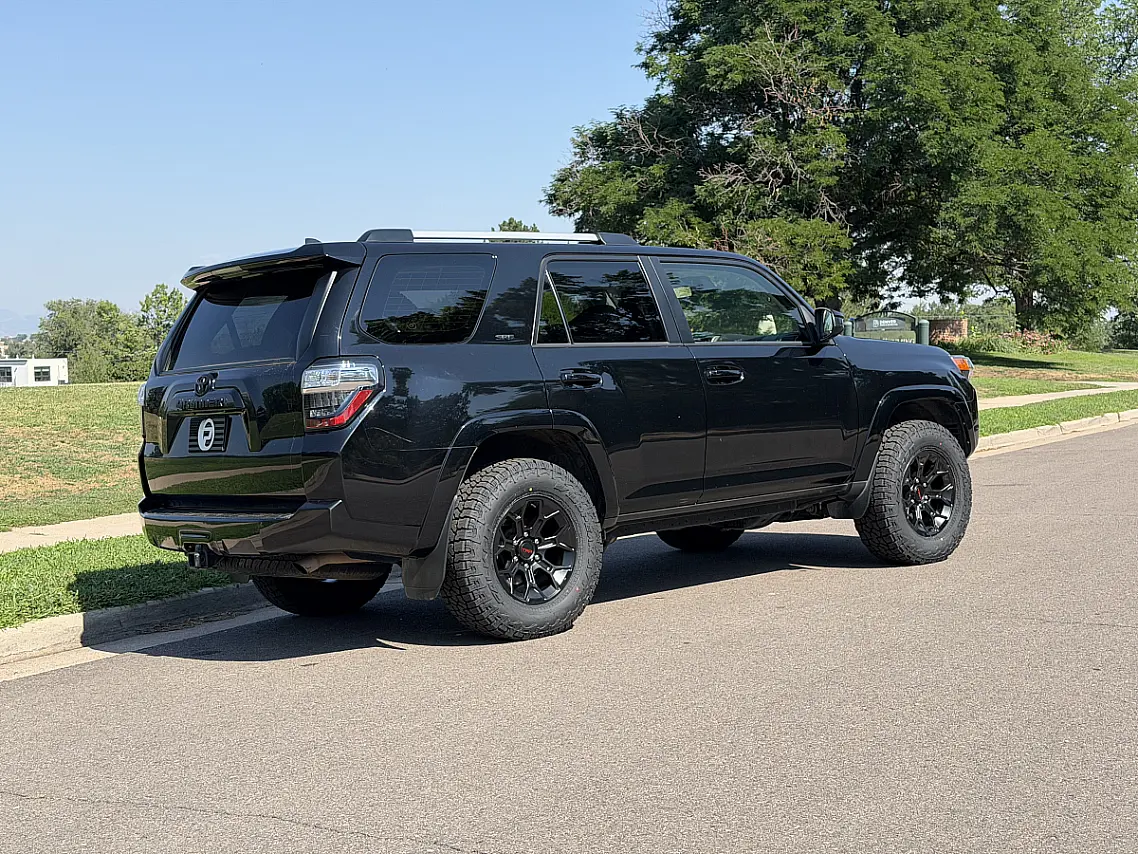 2024 Toyota 4Runner with Replica Wheels 17" TRD Pro 308 Black Wheels