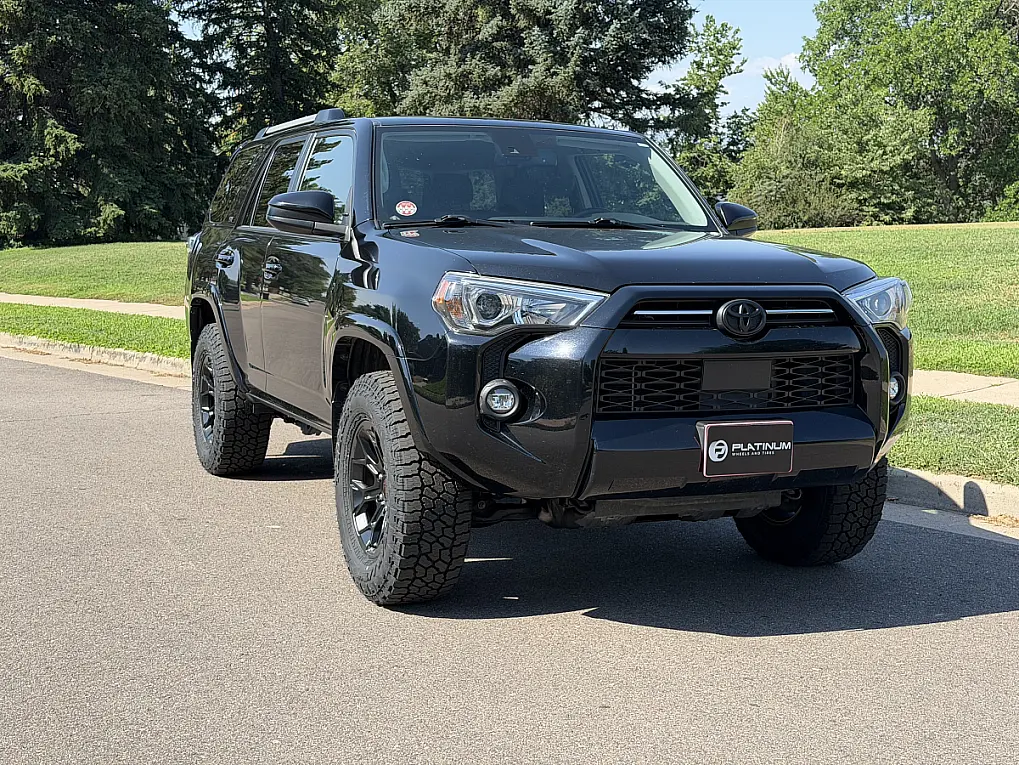 2024 Toyota 4Runner with Black Replica Wheels 17" TRD Pro 308 Rims